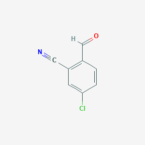 molecular formula C8H4ClNO B1357790 5-Chloro-2-formylbenzonitrile CAS No. 77532-88-8