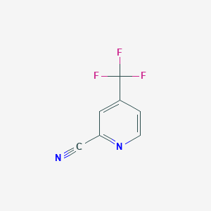 molecular formula C7H3F3N2 B1357796 4-(Trifluoromethyl)picolinonitrile CAS No. 936841-69-9