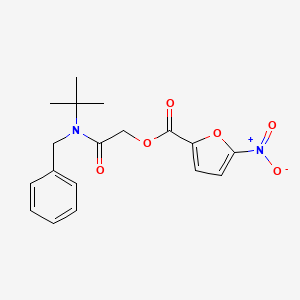 molecular formula C18H20N2O6 B13578005 [Benzyl(tert-butyl)carbamoyl]methyl 5-nitrofuran-2-carboxylate 