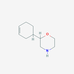 molecular formula C10H17NO B13578094 2-(Cyclohex-3-en-1-yl)morpholine 