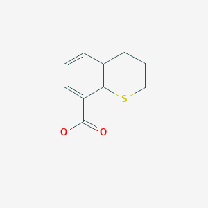 molecular formula C11H12O2S B13578210 Methylthiochroman-8-carboxylate 