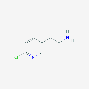 molecular formula C7H9ClN2 B1357839 2-(6-Chloropyridin-3-YL)ethanamine CAS No. 54127-64-9