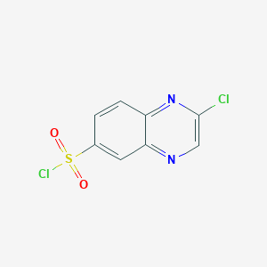 molecular formula C8H4Cl2N2O2S B1357842 2-Chloroquinoxaline-6-sulfonyl chloride CAS No. 877078-00-7