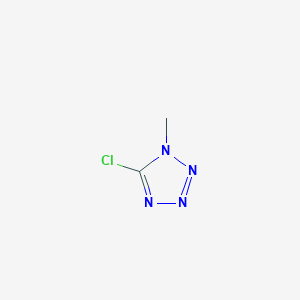 molecular formula C2H3ClN4 B1357847 5-chloro-1-methyl-1H-1,2,3,4-tetrazole CAS No. 67648-50-4