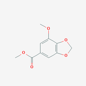 molecular formula C10H10O5 B135785 Methyl 7-methoxy-1,3-benzodioxole-5-carboxylate CAS No. 22934-58-3