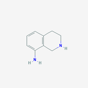 molecular formula C9H12N2 B1357851 1,2,3,4-Tetrahydroisoquinolin-8-amine CAS No. 924633-49-8