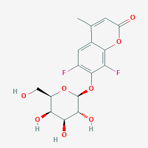molecular formula C16H16F2O8 B1357867 6,8-Difluoro-4-methyl-2-oxo-2H-1-benzopyran-7-yl beta-D-galactopyranoside CAS No. 215868-26-1