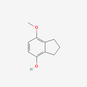 molecular formula C10H12O2 B1357872 7-methoxy-2,3-dihydro-1H-inden-4-ol CAS No. 38998-04-8