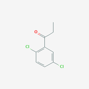molecular formula C9H8Cl2O B1357877 1-(2,5-Dichlorophenyl)propan-1-one CAS No. 99846-93-2