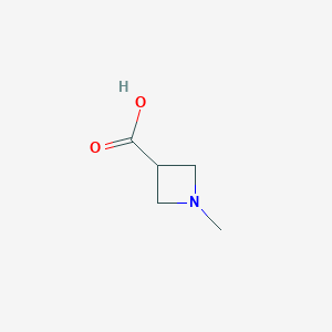molecular formula C5H9NO2 B1357880 1-Methylazetidine-3-carboxylic acid CAS No. 875629-26-8