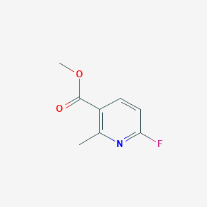 molecular formula C8H8FNO2 B1357886 Methyl 6-fluoro-2-methylnicotinate CAS No. 1227595-02-9