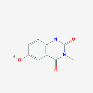 molecular formula C10H10N2O3 B1357887 1,3-Dimethyl-6-hydroxyquinazoline-2,4-dione CAS No. 1267663-32-0