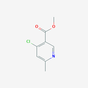 molecular formula C8H8ClNO2 B1357888 Methyl 4-chloro-6-methylnicotinate CAS No. 886372-05-0