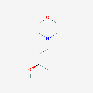 molecular formula C8H17NO2 B13578925 (R)-4-Morpholinobutan-2-ol 