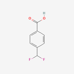 molecular formula C8H6F2O2 B1357896 4-(Difluoromethyl)benzoic acid CAS No. 55805-21-5