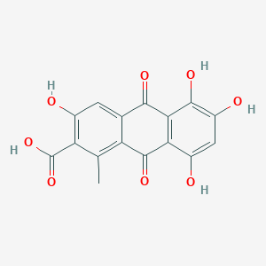 molecular formula C16H10O8 B135790 Kermesic Acid CAS No. 18499-92-8