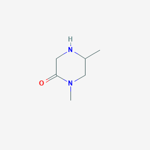 molecular formula C6H12N2O B1357911 1,5-Dimethylpiperazin-2-one CAS No. 74879-13-3