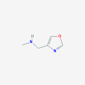 molecular formula C5H8N2O B1357912 N-Methyl-1-(1,3-oxazol-4-YL)methanamine CAS No. 1065073-38-2