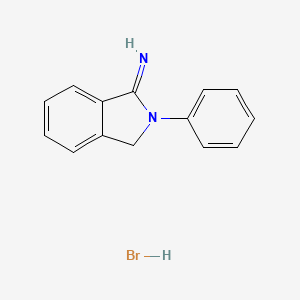 molecular formula C14H13BrN2 B1357919 2-Phenylisoindolin-1-imine hydrobromide CAS No. 27408-84-0