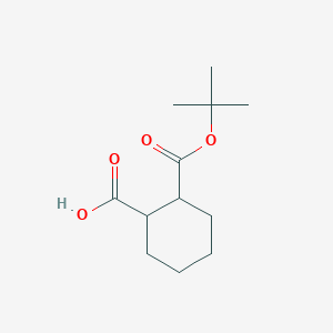 molecular formula C12H20O4 B1357937 2-(Tert-butoxycarbonyl)cyclohexanecarboxylic acid CAS No. 886365-95-3
