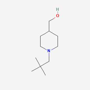 molecular formula C11H23NO B1357943 [1-(2,2-Dimethylpropyl)piperidin-4-yl]methanol CAS No. 917898-68-1