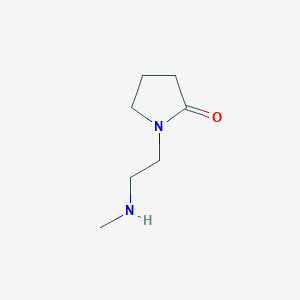 molecular formula C7H14N2O B1357954 1-(2-(Methylamino)ethyl)pyrrolidin-2-one CAS No. 86273-80-5