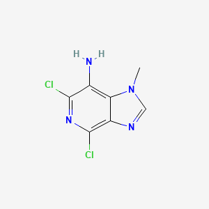 molecular formula C7H6Cl2N4 B1357955 4,6-Dichloro-1-methyl-1h-imidazo[4,5-c]pyridin-7-amine CAS No. 805316-72-7