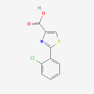 molecular formula C10H6ClNO2S B1357957 2-(2-Chlorophenyl)-1,3-thiazole-4-carboxylic acid CAS No. 944275-21-2