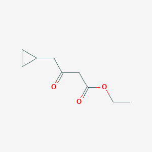 molecular formula C9H14O3 B1357962 Ethyl 4-cyclopropyl-3-oxobutanoate CAS No. 630399-84-7