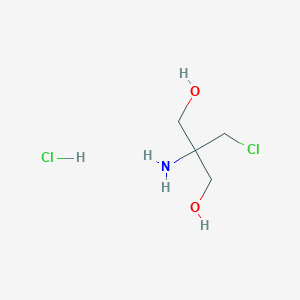 molecular formula C4H11Cl2NO2 B13579711 2-Amino-2-(chloromethyl)propane-1,3-diolhydrochloride 