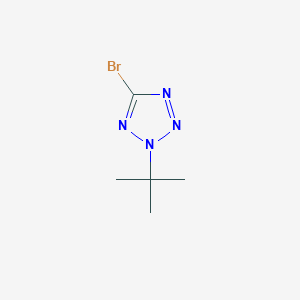 molecular formula C5H9BrN4 B13579869 5-Bromo-2-(tert-butyl)-2H-tetrazole 