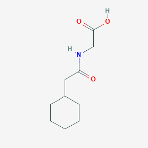 B1357988 2-(2-Cyclohexylacetamido)acetic acid CAS No. 63942-64-3