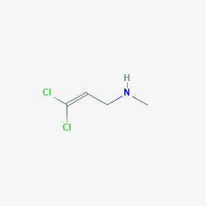 molecular formula C4H7Cl2N B13579888 3,3-Dichloro-N-methylprop-2-en-1-amine CAS No. 51253-82-8