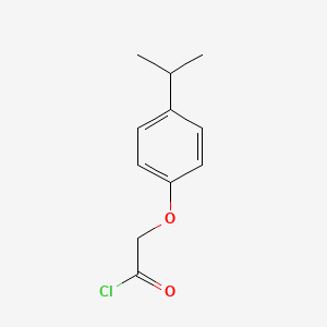molecular formula C11H13ClO2 B1357989 (4-Isopropylphenoxy)acetyl chloride CAS No. 223128-33-4
