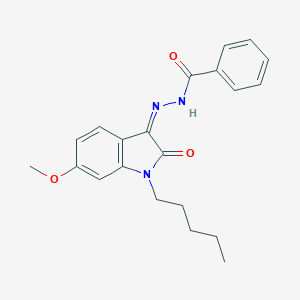 molecular formula C21H23N3O3 B135799 MDA77 CAS No. 1103774-21-5