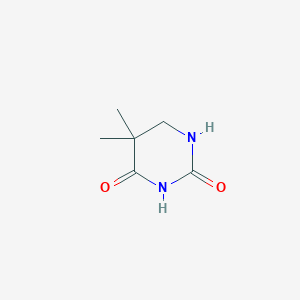 molecular formula C6H10N2O2 B1358002 5,5-Dimethyl-1,3-diazinane-2,4-dione CAS No. 26239-26-9