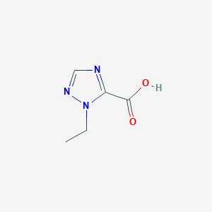 molecular formula C5H7N3O2 B13580088 1-ethyl-1H-1,2,4-triazole-5-carboxylic acid 