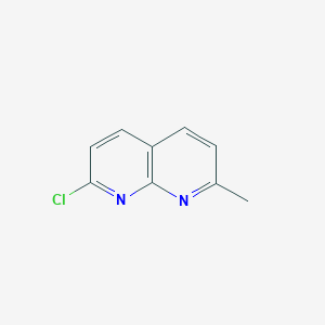 molecular formula C9H7ClN2 B1358010 2-氯-7-甲基-1,8-萘啶 CAS No. 1772-50-5