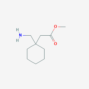 molecular formula C10H19NO2 B1358012 Methyl 2-[1-(aminomethyl)cyclohexyl]acetate CAS No. 138799-98-1