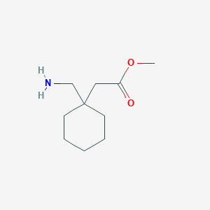 molecular formula C10H19NO2 B1358012 Methyl 2-(1-(aminomethyl)cyclohexyl)acetate CAS No. 138799-98-1