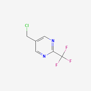 molecular formula C6H4ClF3N2 B1358016 5-(Chloromethyl)-2-(trifluoromethyl)pyrimidine CAS No. 944901-26-2