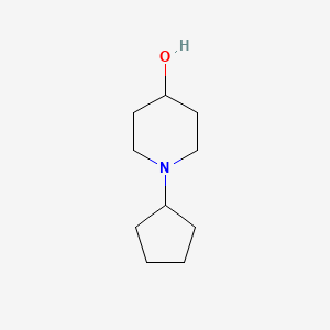 molecular formula C10H19NO B1358022 1-Cyclopentylpiperidin-4-ol CAS No. 832735-53-2