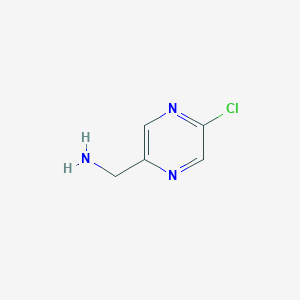molecular formula C5H6ClN3 B1358026 (5-氯吡嗪-2-基)甲胺 CAS No. 1060814-53-0