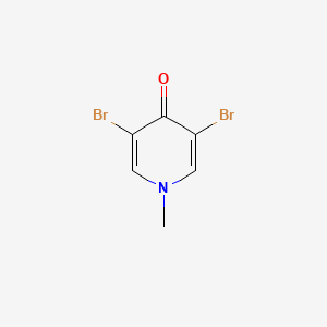 molecular formula C6H5Br2NO B1358039 3,5-二溴-1-甲基吡啶-4(1H)-酮 CAS No. 2683-35-4