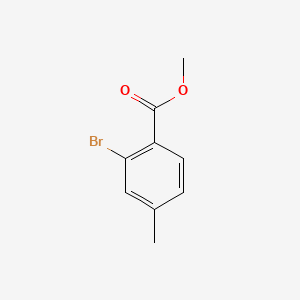molecular formula C9H9BrO2 B1358041 Methyl 2-bromo-4-methylbenzoate CAS No. 87808-49-9