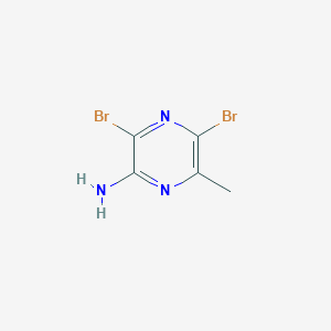 B1358044 3,5-Dibromo-6-methylpyrazin-2-amine CAS No. 74290-66-7