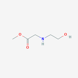 molecular formula C5H11NO3 B13580570 Methyl (2-hydroxyethyl)glycinate 