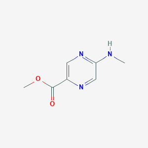 molecular formula C7H9N3O2 B13580626 Methyl5-(methylamino)pyrazine-2-carboxylate 