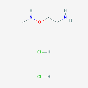 molecular formula C3H12Cl2N2 B1358063 2-((Methylamino)oxy)ethanamine dihydrochloride CAS No. 1187830-44-9