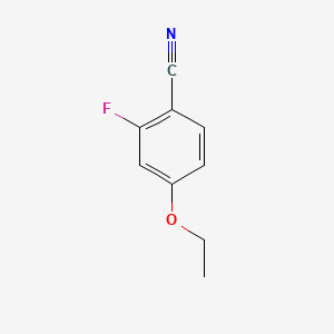 molecular formula C9H8FNO B1358064 4-Ethoxy-2-fluorobenzonitrile CAS No. 186191-34-4